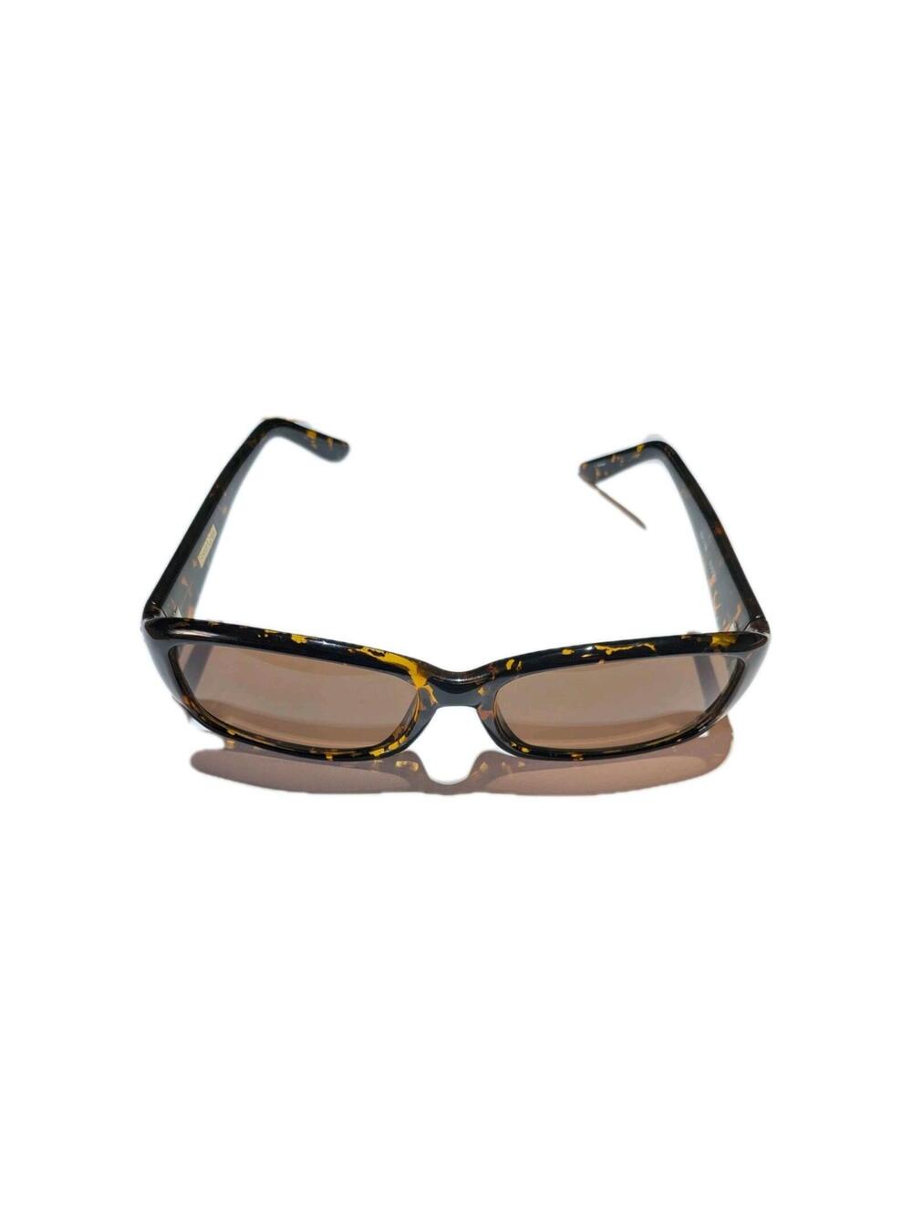 Foster Grant Polarized Sunglasses Brown Tortoise Shell Designer Frame & Lenses